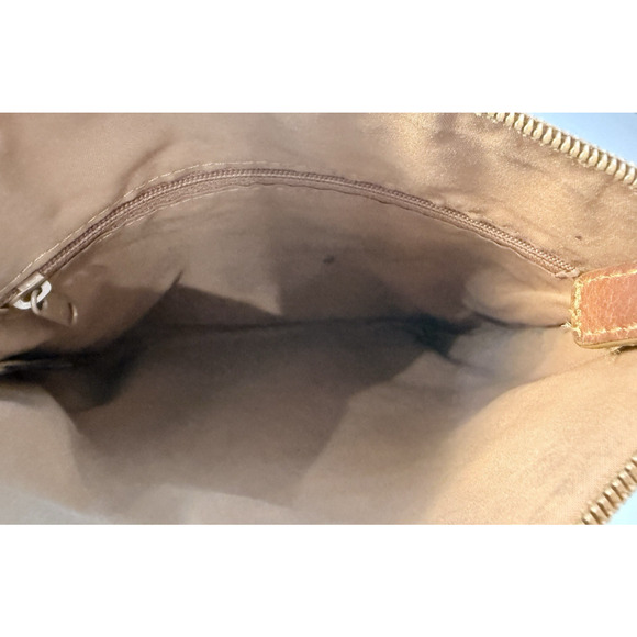 Fossil Genuine Leather Crossbody Bag Small Brown 7x8 Zip Pocket Adjustable Strap - Picture 3 of 11